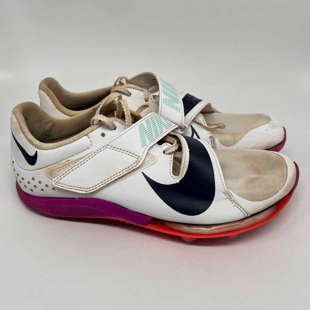 Nike Air Zoom LJ Elite Long Jump Spikes track Pink FZ9326-101 Mens 6.5 Womens 8